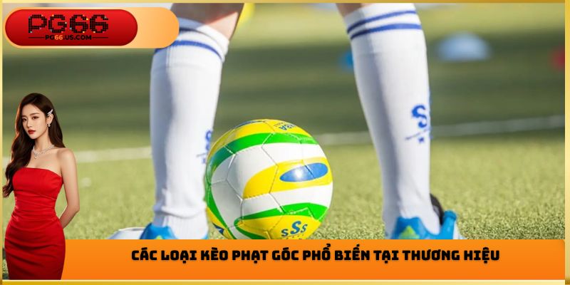 Các loại kèo phạt góc phổ biến tại thương hiệu